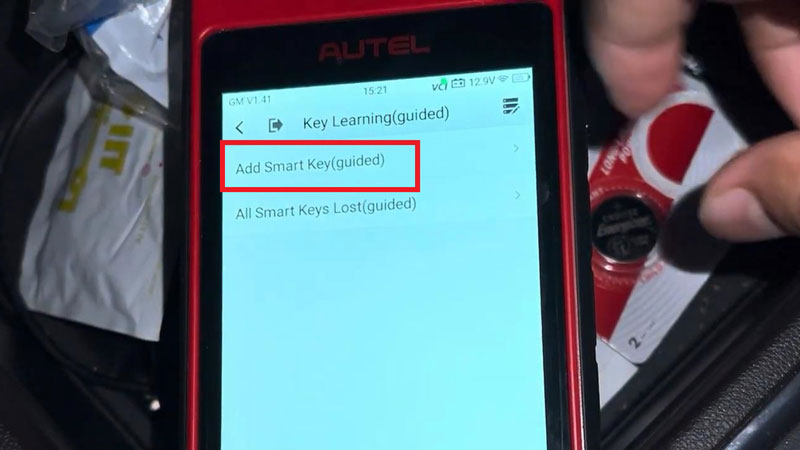 Autel KM100 Program 2019–2022 Chevy Silverado Smart Key FOB