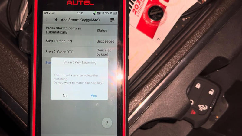 Autel KM100 Program 2019–2022 Chevy Silverado Smart Key FOB