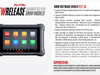 Autel BMW Diagnostic Update